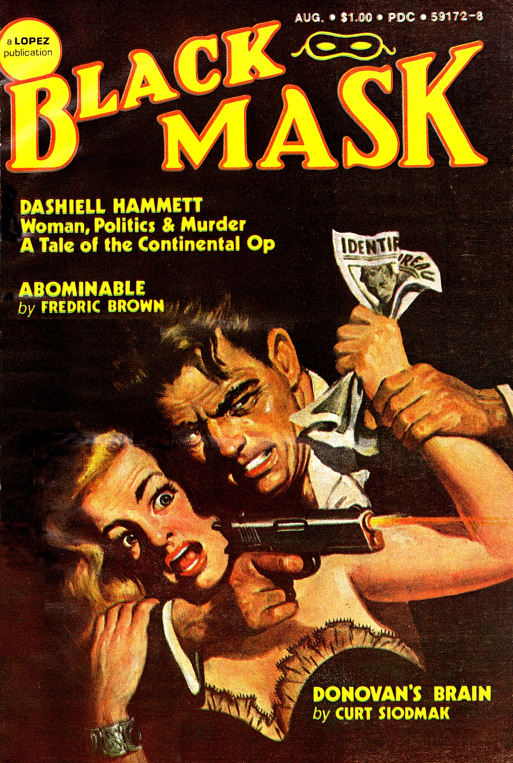 Black Mask FIRST EDITION 1974/8 #1 (Lopez)