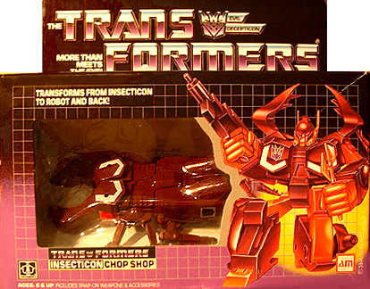 Original Transformers Insecticon "Chop Shop" G1 (Hasbro) *SOLD*