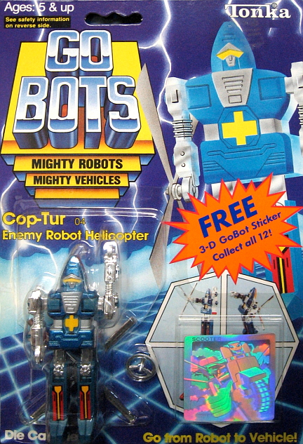 GoBots "Cop-Tur" Transforming Robot (Tonka) *SOLD*