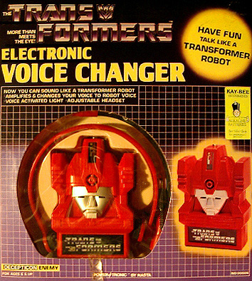 Original Transformers Decepticon Enemy Voice Changer G1 (Nasta)