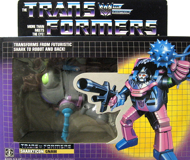 Original Transformers "Gnaw" Sharkticon Robot G1 (Hasbro) *SOLD*