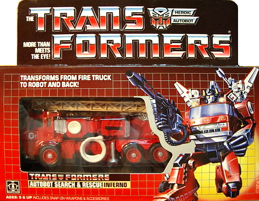 Original Transformers "Inferno" Fire Truck G1 (Hasbro) *SOLD*