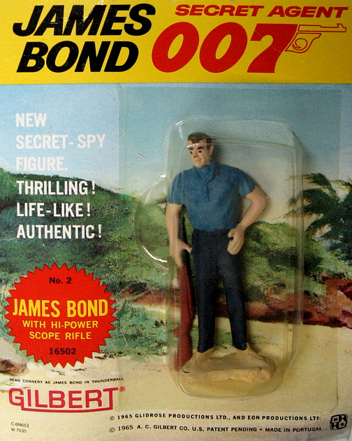 Original 1965 James Bond "w/ Hi-Power Scope Rifle" Figure *SOLD*