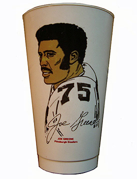 Pittsburgh Steelers "Mean" Joe Greene Slurpee Cup (7-11)