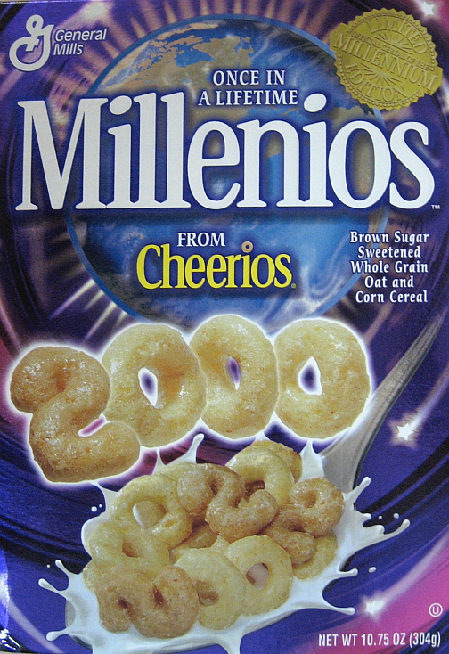 Original "Millenios" Cereal Box (General Mills)