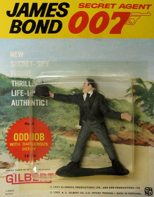 Original 1965 James Bond "Odd Job" Action Figure (Gilbert)