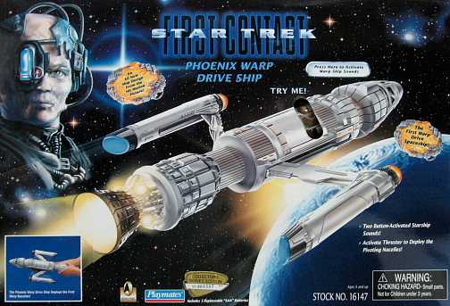 Star Trek "First Contact" Phoenix Warp Drive Ship (Playmates)