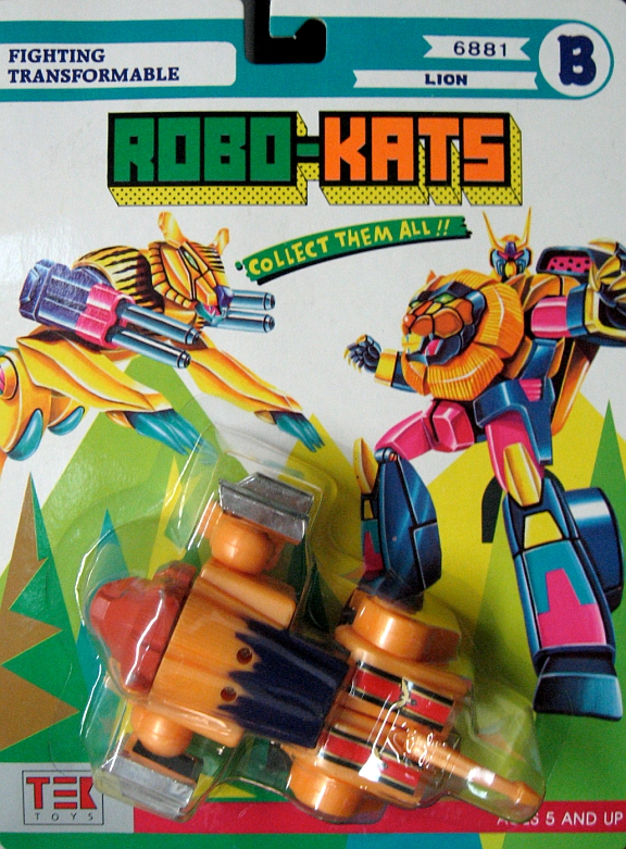 Robo Kats "Lion" Transforming Robot (Tek Toys)