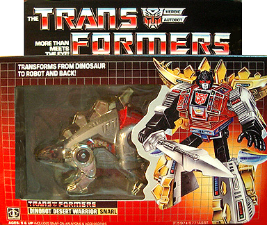 Original Transformers "Snarl" Dinobot Robot G1 *SOLD*