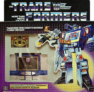 Original Transformers "Soundwave" & "Buzzsaw" Robots G1 *SOLD*