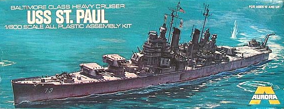 Cruiser USS "St. Paul" Kit (Aurora) *SOLD*