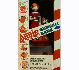 Little Orphan Annie Gumball Bank (Arrow Industries)