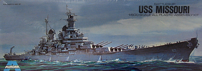 World War II Battleship USS "Missouri" Kit (Aurora)