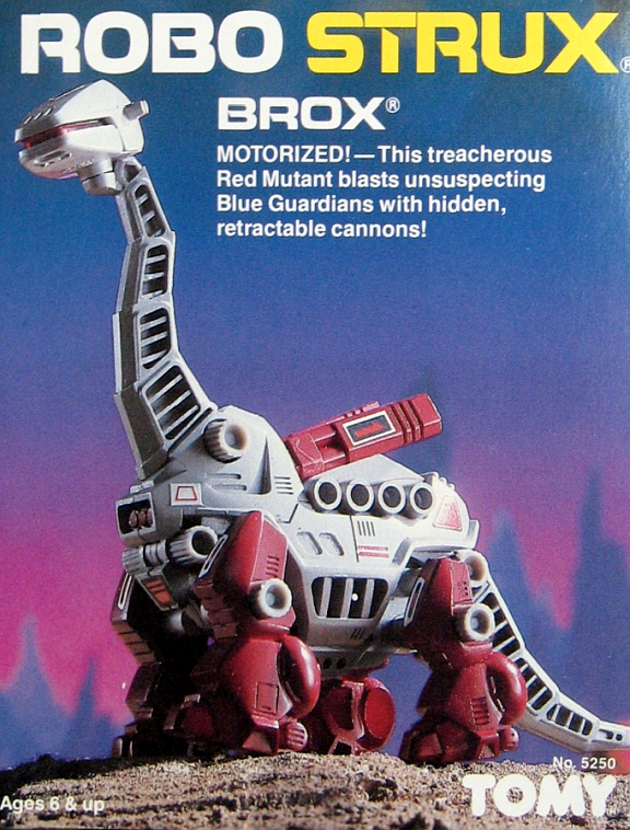 Original 1986 Robo Strux "Brox" Dinosaur Robot (Tomy)