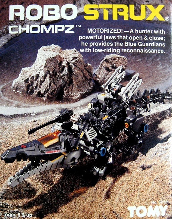 Original 1986 Robo Strux "Chompz" Robot (Tomy)