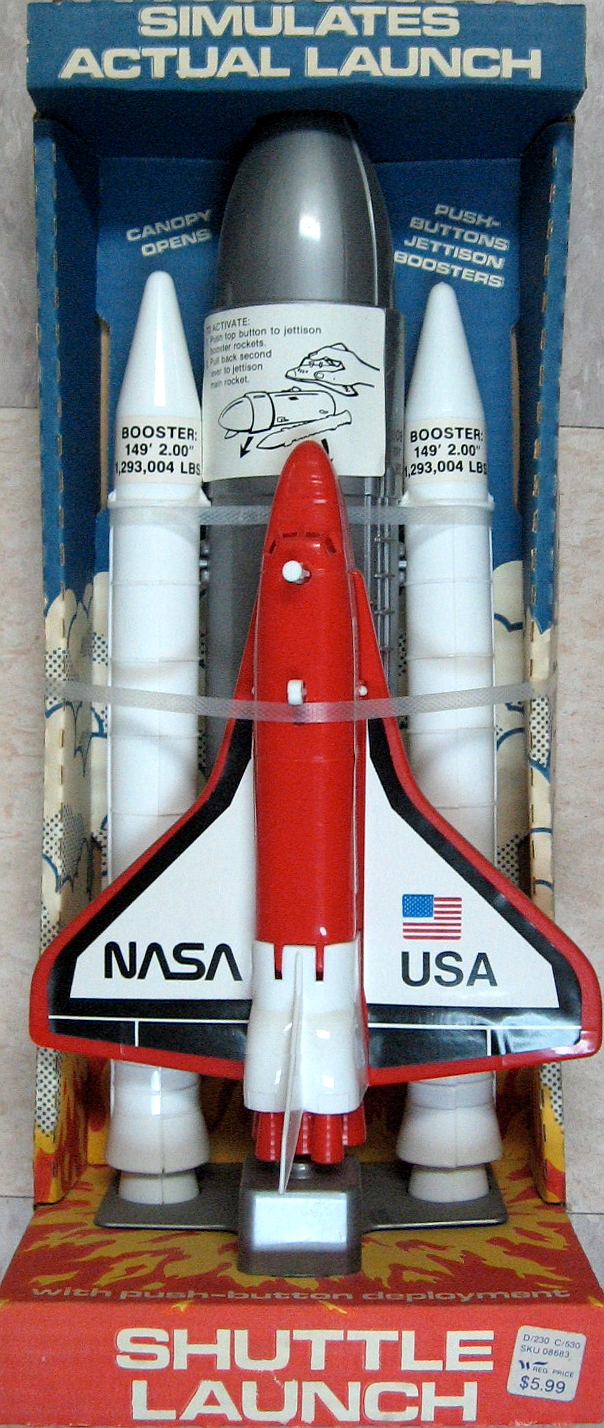 1981 "Columbia" Space Shuttle Launch Toy (PPC) *SOLD*