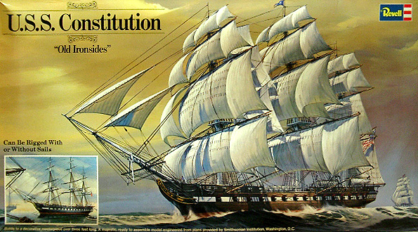 Naval Frigate U.S.S. "Constitution" Model Kit (Revell)
