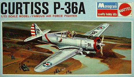 Vintage "Curtiss P-36A" Kit (Monogram)