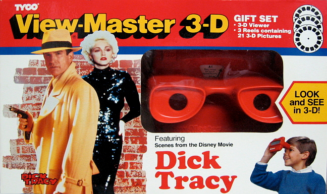 Madonna, Warren Beatty 3D "Dick Tracy" View-Master Gift Set