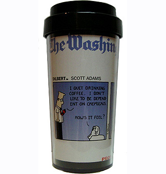"Dilbert" Promotional Coffee Cup (The Washington Post)
