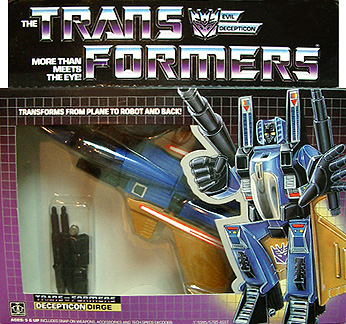 Original Transformers "Dirge" Jet Robot G1 *SOLD*