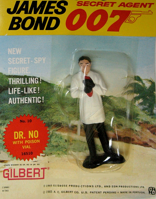 Original 1965 James Bond "Dr. No" Action Figure (Gilbert)