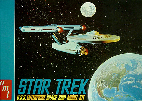 1968 FIRST VERSION "Star Trek" USS "Enterprise" Kit (AMT)