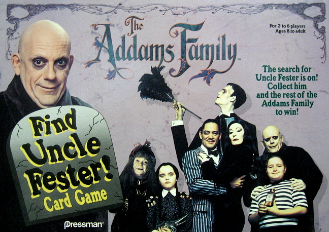 "The Addams Family - Find Uncle Fester!" Game (Pressman) *SOLD*