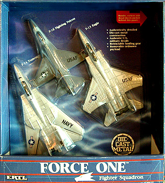 Force One "Fighter Squadron" Set / RARE VARIATION (Ertl)