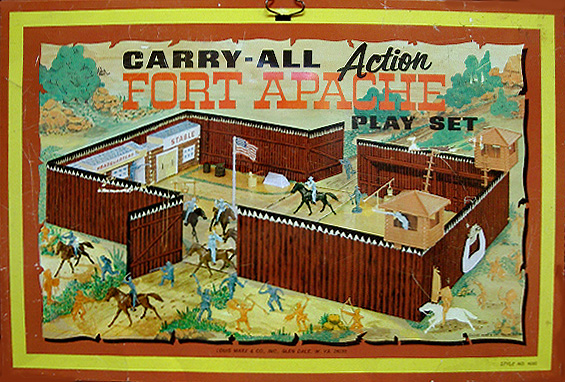 Original Fort Apache Carry-All Action Playset (Marx) *SOLD*