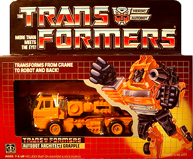 Original Transformers "Grapple" Robot G1 *SOLD*