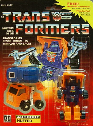 Original Transformers "Huffer" Robot G1 (Hasbro) *SOLD*