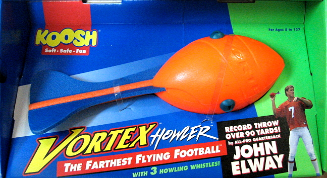 Denver Broncos John Elway 1993 Vortex Howler Football *SOLD*