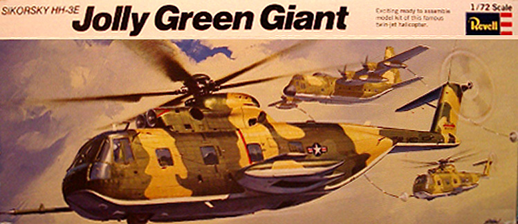 1970 Vietnam War Era "Jolly Green Giant" Helicopter Kit (Revell)