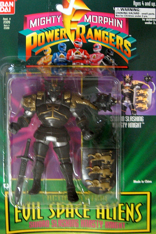 Original 1994 Power Rangers "Knasty Knight" Figure (Bandai)