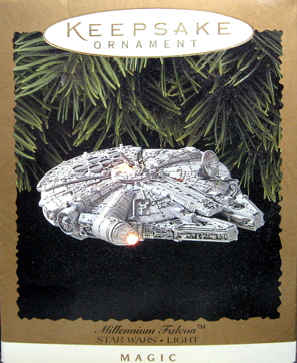 Star Wars "Millenium Falcon" Lighted Ornament (Hallmark)