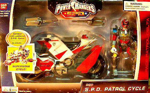 Power Rangers SPD Red Patrol Cycle (Bandai)