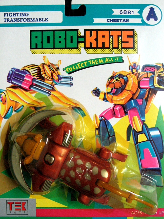 Robo Kats "Cheetah" Transforming Robot (Tek Toys) *SOLD*