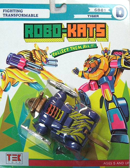 Robo Kats "Tiger" Transforming Robot (Tek Toys) *SOLD*