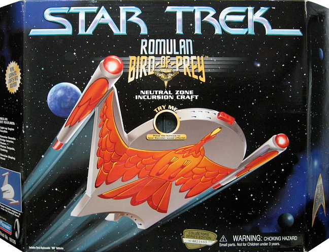1997 Version "Star Trek" Romulan Bird of Prey (Playmates)