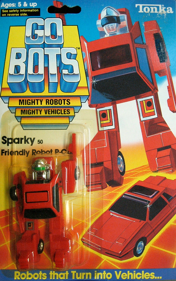 GoBots "Sparky" Transforming Robot (Tonka) *SOLD*