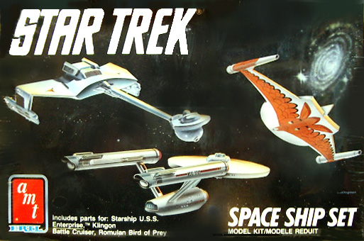 Original 1989 "Star Trek" Space Ship Set (AMT Ertl)