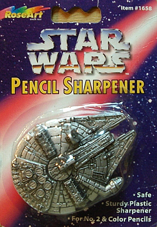 Star Wars "Millennium Falcon" Pencil Sharpener (Rose Art) *SOLD*