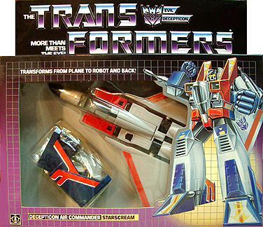 Original Transformers "Starscream" Seeker Jet Robot G1 *SOLD*