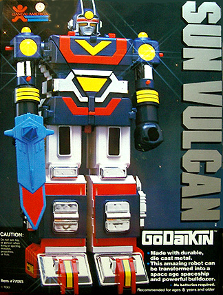 Original Godaikin "Sun Vulcan" Transforming Robot (Bandai) *SOLD
