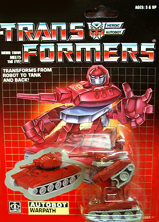 Original Transformers "Warpath" Robot G1 (Hasbro) *SOLD*