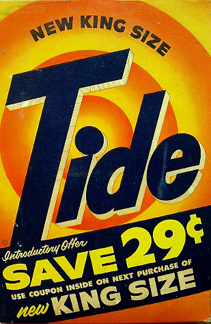1950 Tide Detergent Box *SOLD*