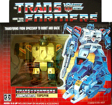 Original Transformers "Topspin" Jumpstarter Robot G1 *SOLD*