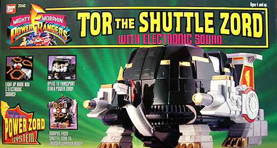 Power Rangers "Tor the Shuttle Zord" (Bandai) *SOLD*
