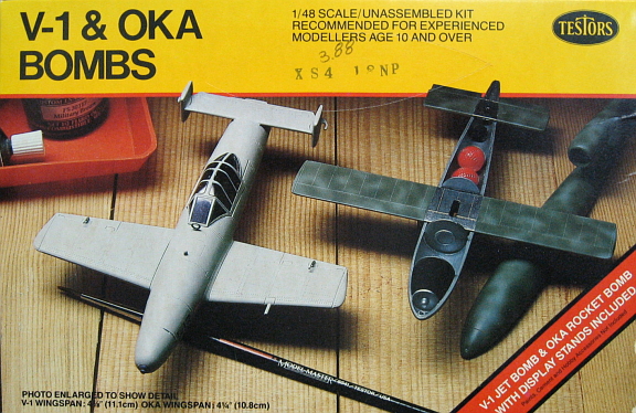 German "V-1" and Japanese "Oka" Bombs Kit (Testors)